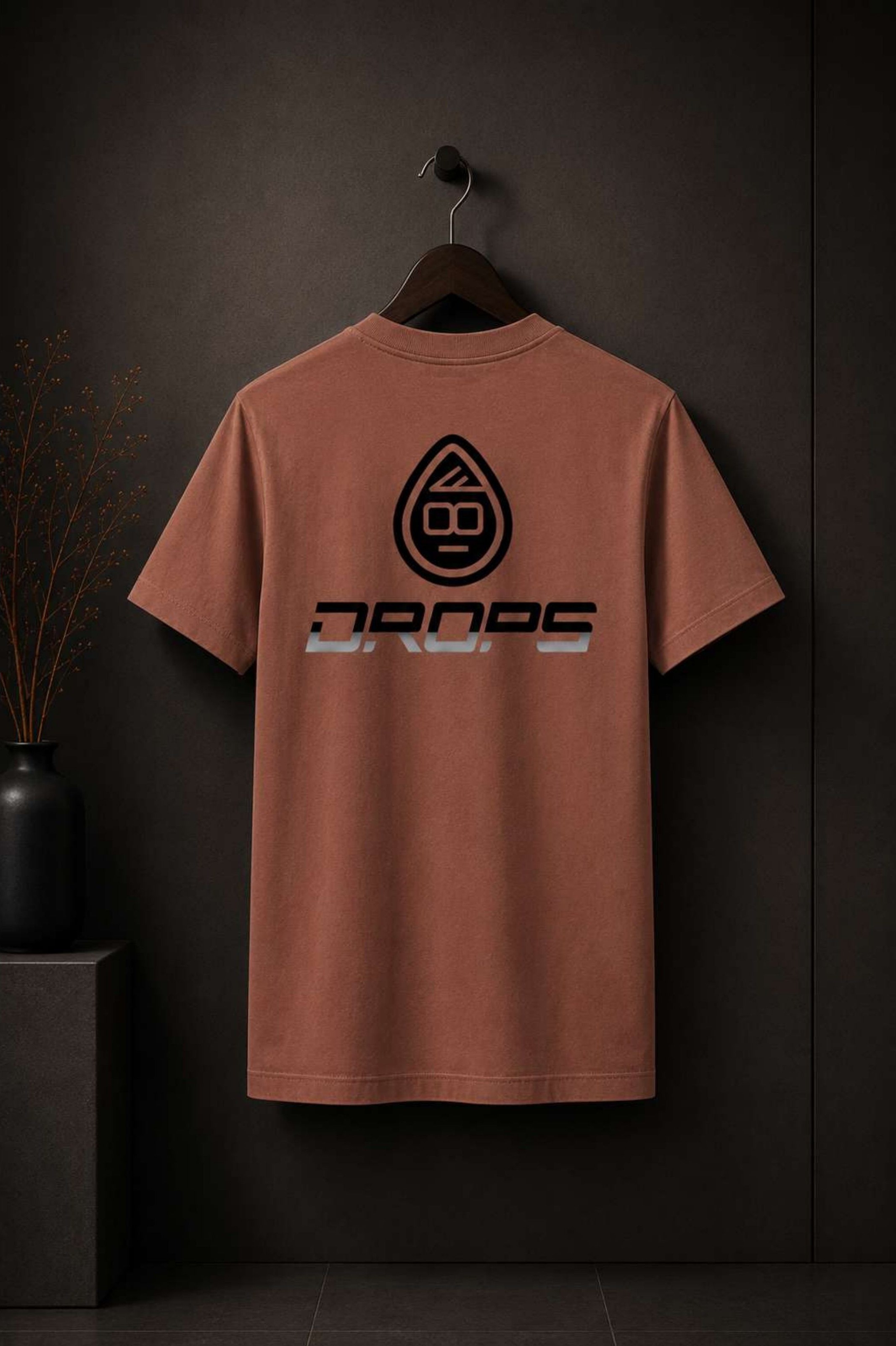 T-Shirt Terracotta — retro