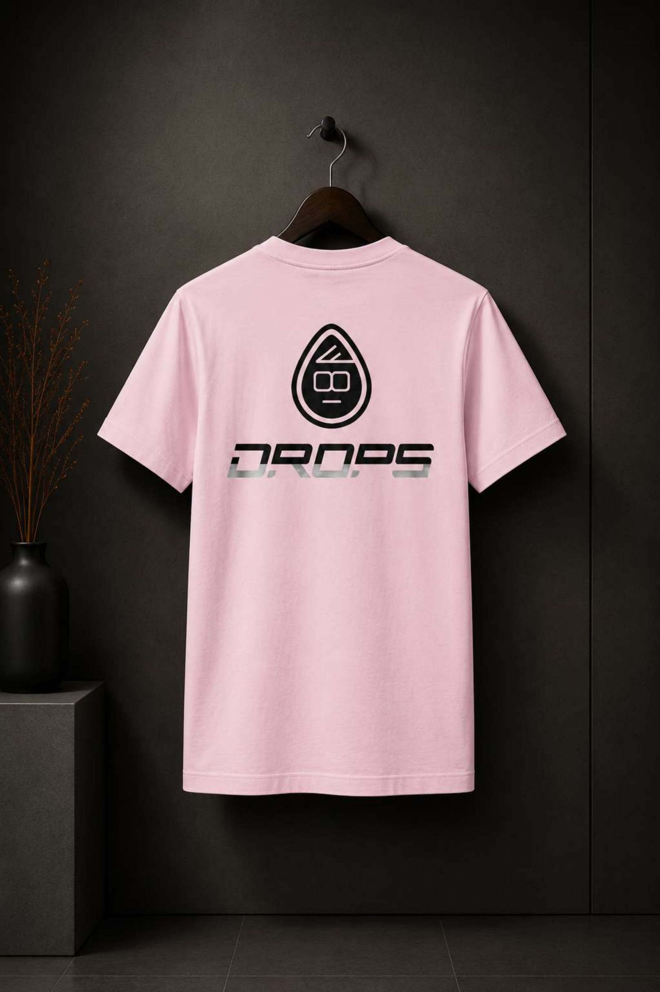 T-Shirt Rosa Cipria — retro