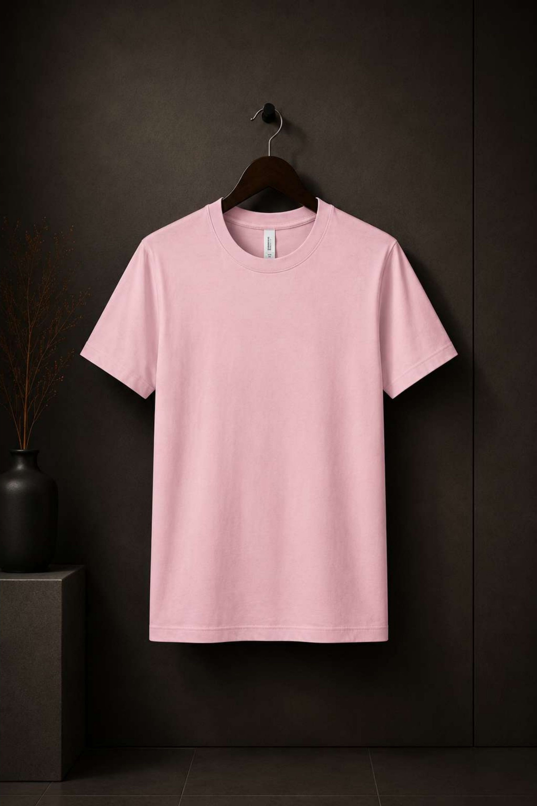 T-Shirt Rosa Cipria — fronte