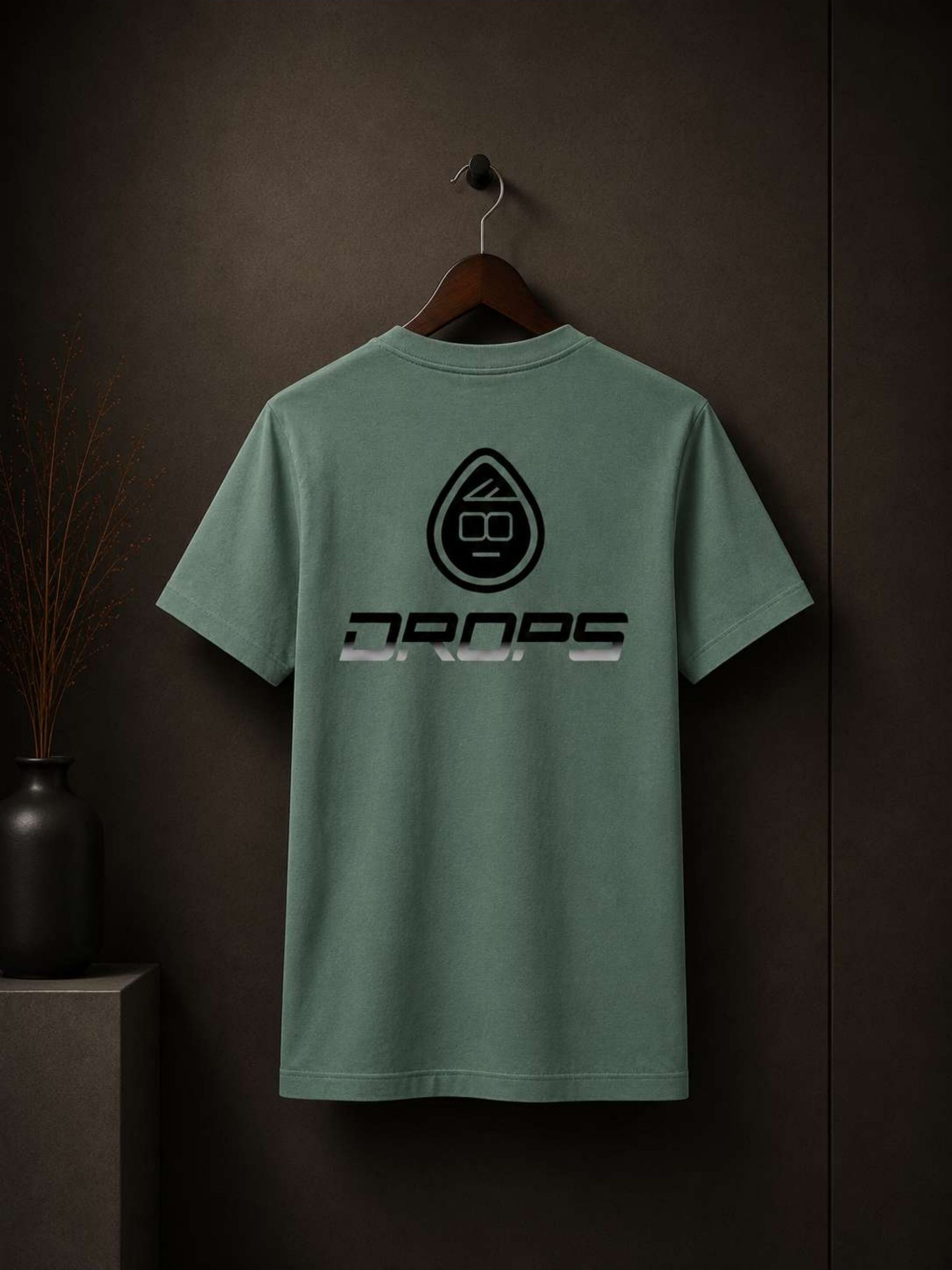 T-Shirt Verde Salvia — retro